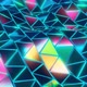Futuristic Triangle Waving Surface Seamless Loop - VideoHive Item for Sale
