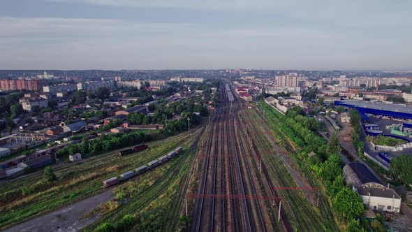 Railroad Track for Freight Trains