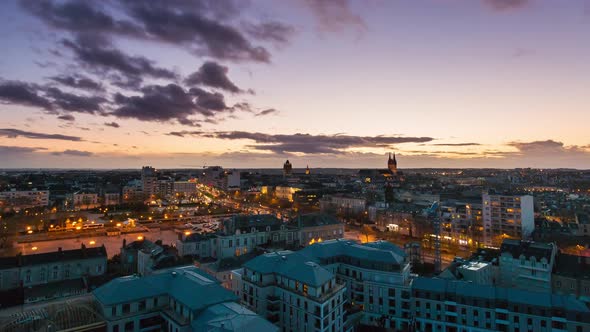 Ville d’Angers, France Jour-Nuit - Day To Night French City