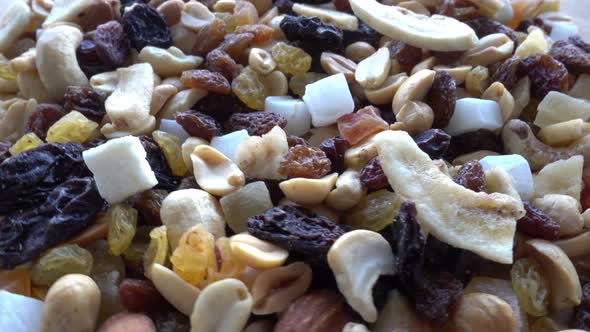 Dry Nuts And Fruit