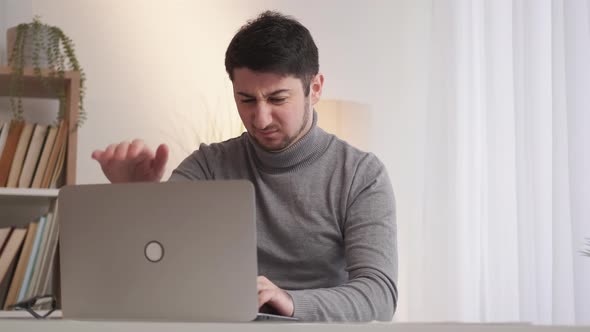 Stressed Employee Work Burnout Man Angry Office