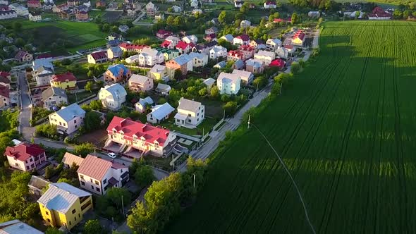 New Houses and Beautiful English View