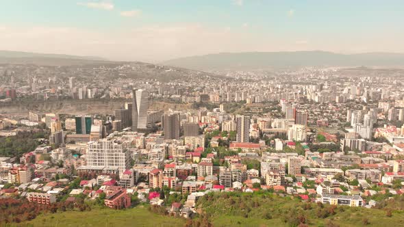 Tbilisi Vake District Panoramic View