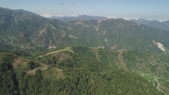 Farmland in a Mountain Province Philippines, Luzon