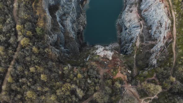 Aerial survey of the Great Czech Canyon Great America