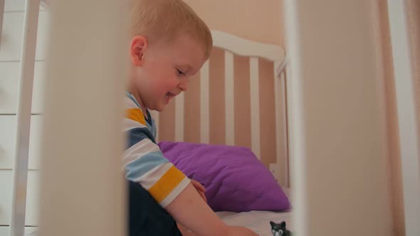 Boy With Red Flashlight