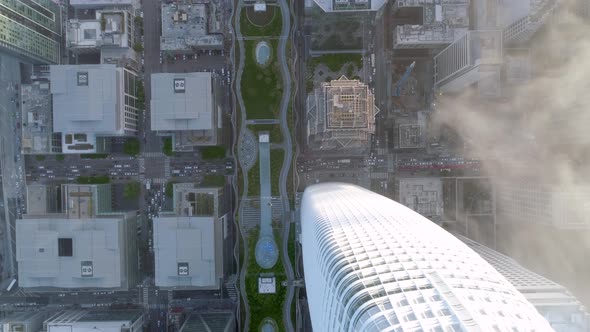 SAN FRANCISCO, CA, USA. Slow Motion Aerial  View of the