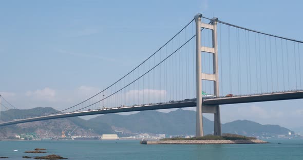 Hong Kong Tsing ma bridge