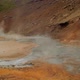 dramatic iceland landscape, geothermal hot spring steam smoke rising from the pools of hot water, kr - VideoHive Item for Sale