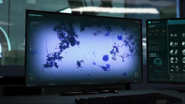 Microbe Biology Research In Modern Microscopic Computer Software For Scientists alt