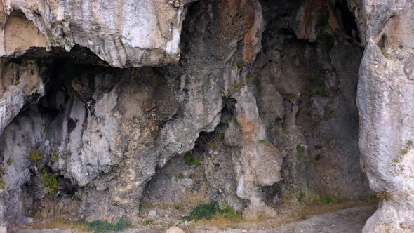 Huge Rock Formation with a Hole in It