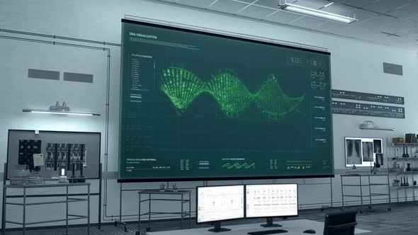 Digital Gene Scan In Futuristic Laboratory For Biological Evolution Experiment