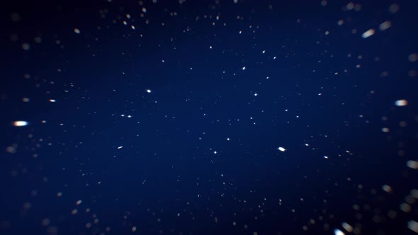 4K Starfield Space With Stars Background