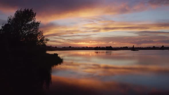 Lake Sunset - Golden Hour