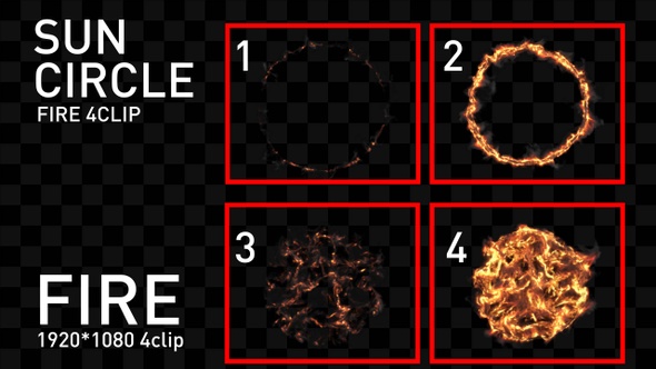 Sun Fire 4Clip Alpha Loop alt