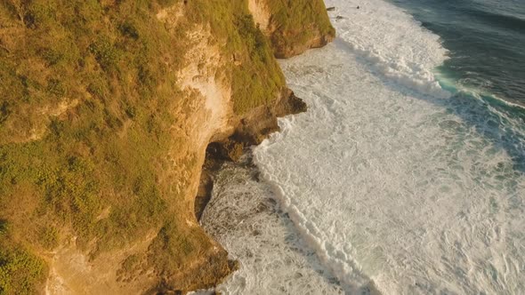 Rocky Coastline Island Bali