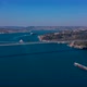 Aerial View of FSM ( Fatih Sultan Mehmet ) Bridge, Bosphorus and buildings  - VideoHive Item for Sale