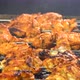 Cooking chicken tikka on a tandoori barbecue charcoal grill - VideoHive Item for Sale