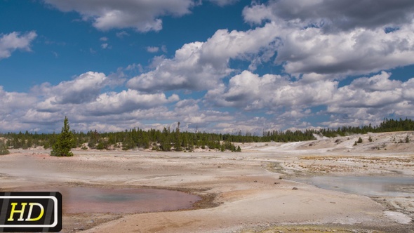 Panorama in Yellowstone National Park