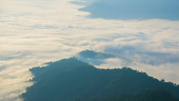 Mountain And Fog