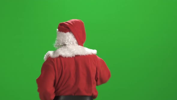 Santa Claus Against Green Screen