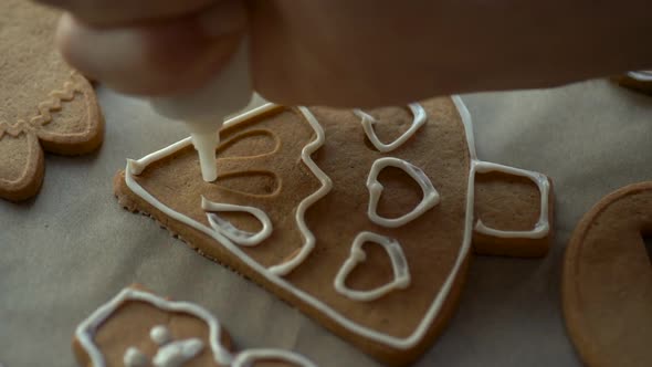 Christmas Gingerbread Cookies Cooking for Holiday