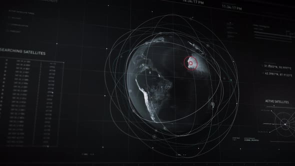 Active satellites. Scanned Data and Images. Tracking a Target in Mauritania.UI alt
