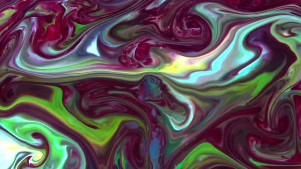 Abstract Colorful Sacral Liquid Waves Texture 765