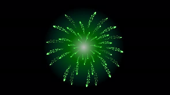 Cartoon Fireworks Salute alt