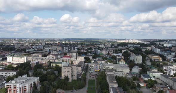 Residential Area And Its Infrastructure From A Bird's Eye View