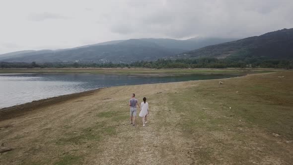 Young couple on the beach