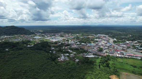 The Towns of Sarawak, Borneo, Malaysia