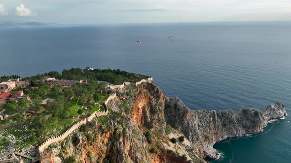 Paragliding aerial