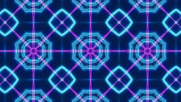 Retro Laser Beam Vj Kaleidoscope Loop 4K 08