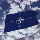 NATO Flag With Sky - VideoHive Item for Sale
