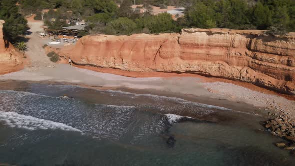 Es Bol Nou (Sa Caleta beach) in Ibiza, Spain