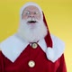 Happy Santa Claus in eyeglasses smiling looking at camera - VideoHive Item for Sale
