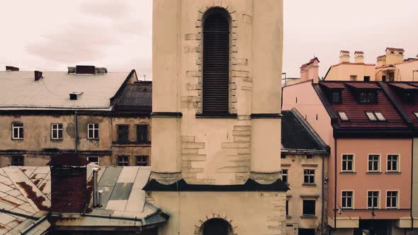 Bell tower of the Armenian Cathedral of the Assumption of Mary