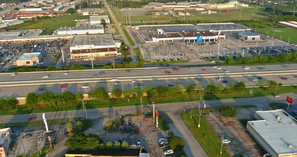 45 Interchanges Freeway Near in Houston Texas US