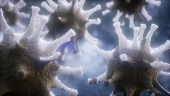 Loop Rotation of Coronavirus COVID-2019 alt