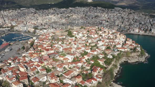 Тhe city of Kavala in northern Greece