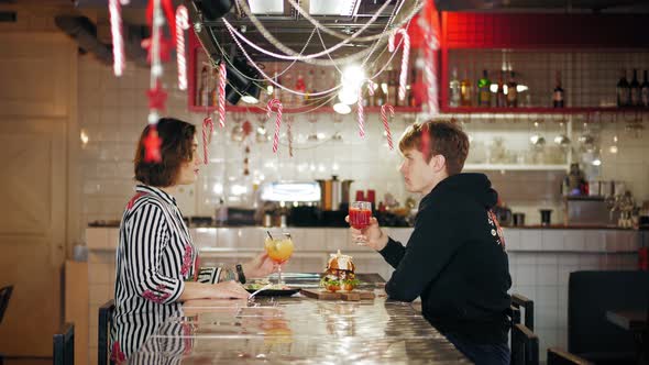 Romantic Dinner in Restaurant