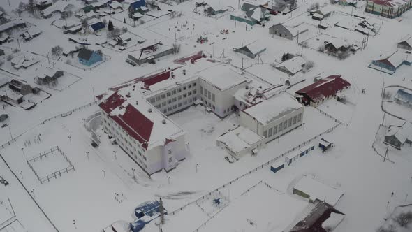 School in the Arctic View From the Air