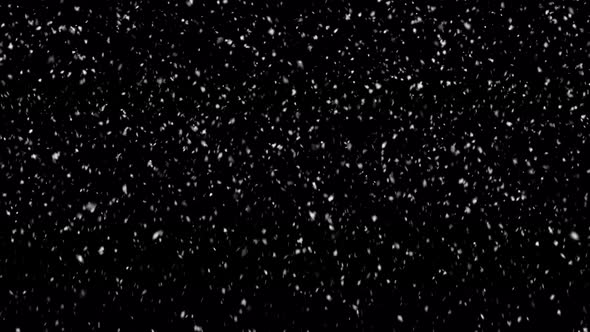Falling snow motion background footage. Seamless loop