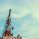Time Lapse of Telecommunication Tower Against Sky and Clouds in Background - VideoHive Item for Sale