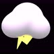 Thunderstorm Cloud Cartoon - VideoHive Item for Sale
