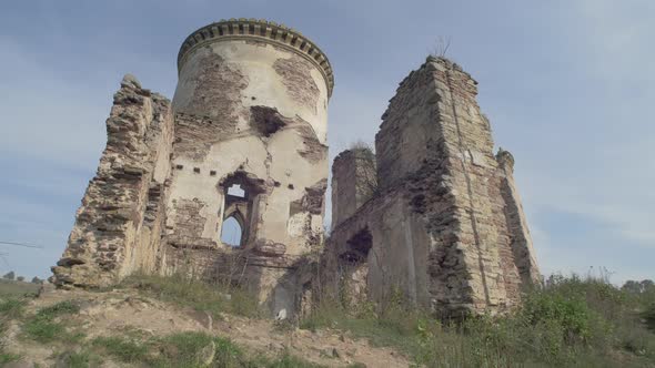 The ruins of Chervonohorod Castle