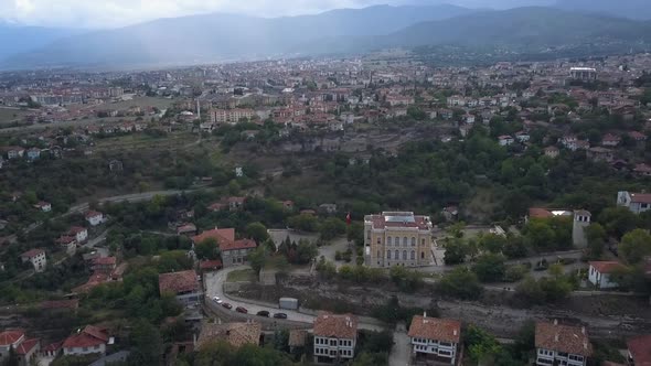 Drone view of the old town of Safranbolu - Turkey