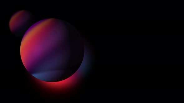 Colorful Abstract Sphere With Copy Space 1