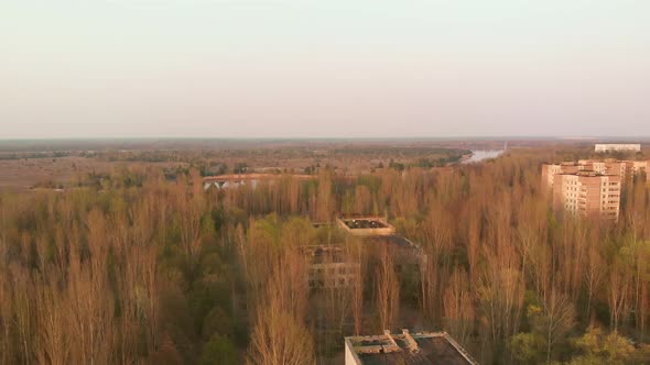 Ghost Town Pripyat Near Chernobyl NPP, Ukraine